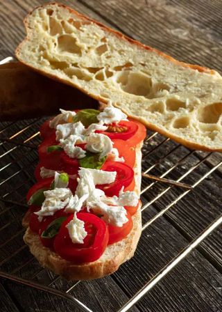 Paposcia pomodoro mozzarella