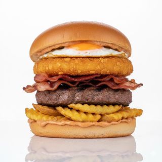 Racy Burger Crispy Bacon
