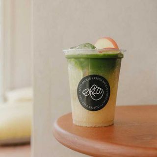 Matcha Soda de Maçã