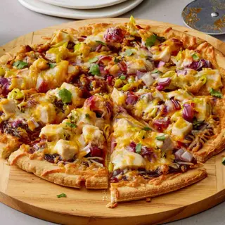 PIZZA BARBACOA Y POLLO