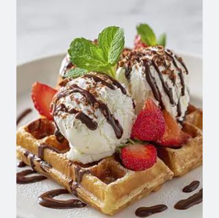 Waffle gelato