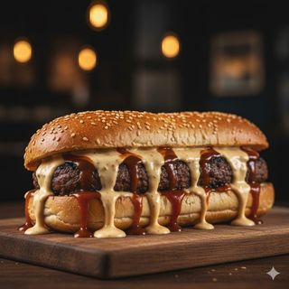 Panino carne e salsa