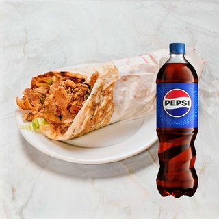 Big kebab + Pepsi 0,5l
