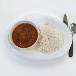 Turkey Stew With White Rice