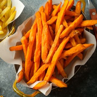 Хрупкави сладки картофи