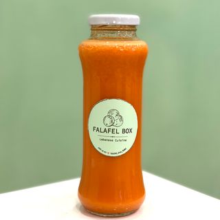 Fresh carrot juice
