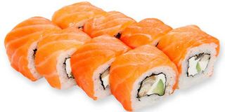 Ролл "Калифорния" с лососем (10 шт.)