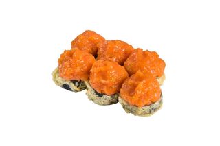 Futo tatar z łososia w tempurze 