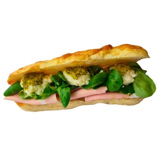 Focaccia mortadella