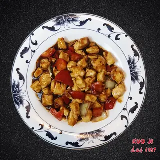 34a  -Pollo con salsa di pépe nero