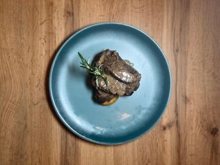 Guancia di vitella brasata