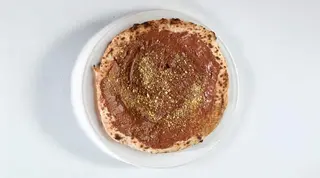 Pizza al forno con Nutella