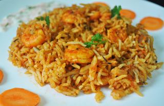 Gambas Biryani