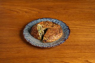 ტორტილია ისპანახით