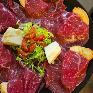 Carpaccio di Black Angus marinato