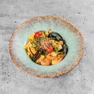 Papardelle z owocami morza