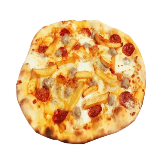 Pizza salame salsiccia