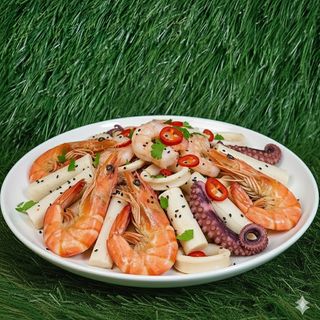 Antipasto assortito di frutti di mare