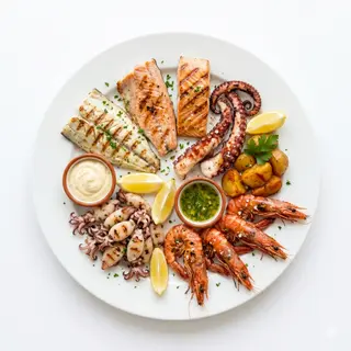 Parrillada De Pescado (Para 2 Personas)