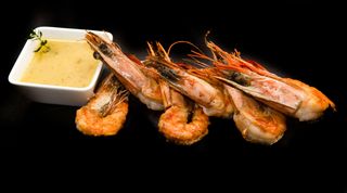 Тигрови скариди на тиган (220г)