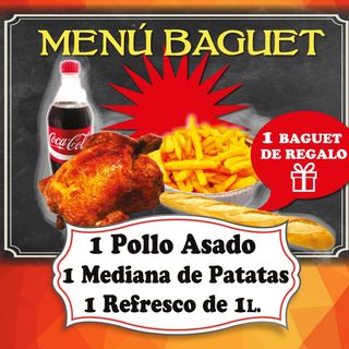Menú baguet