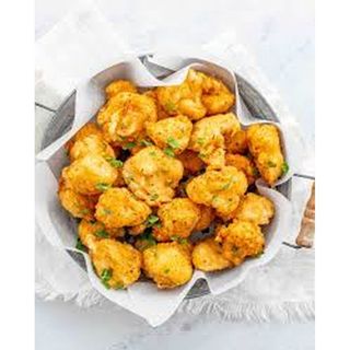 Golden Fried cauliflower