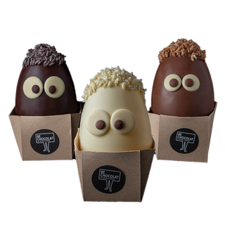 Huevo Peluca chocolate negro 