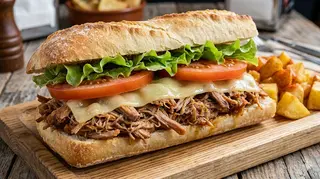 Sándwich De Pullet Pork