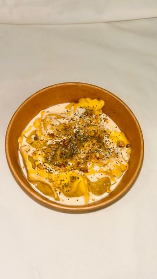 Равиоли с  босилек и пармезан