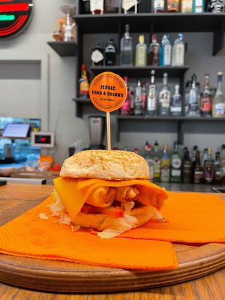 Hamburguer de camarao 