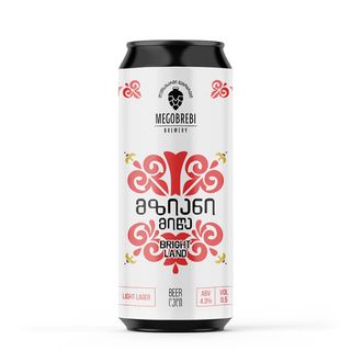 Bright Land (american Light Lager)-0,5 Can