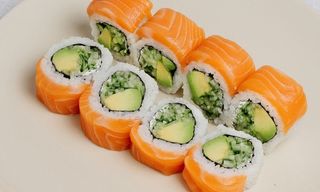 Uramaki łosoś -8 szt-