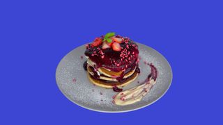 Pankejki z czarną porzeczką