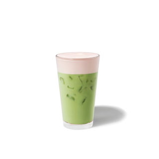 Iced Strawberry Matcha Latte