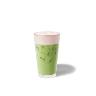 Iced Strawberry Matcha Latte