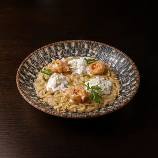 Paste orzo cu creveți