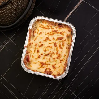 Картопля із сиром та салямі (300г)