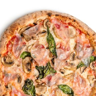 Піца з шинкою та печерицями