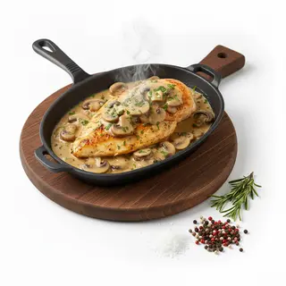 Petto di Pollo ai Funghi