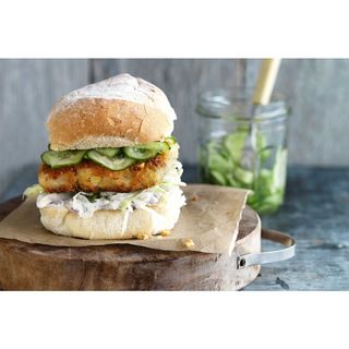 Fish Fillet Burger & Fries