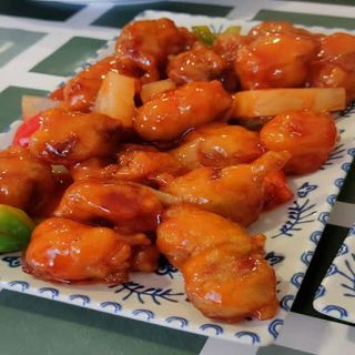 Cerdo Yu Xiang Sabor Agridulce Y Poco Picante