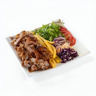 Piatto con kebab