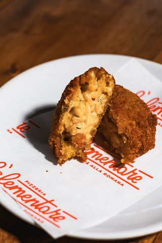 Suppli spaghetto ajo, ojo e peperoncino