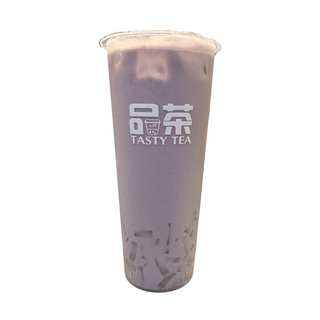 Taro con leche y Gelatina de Coco