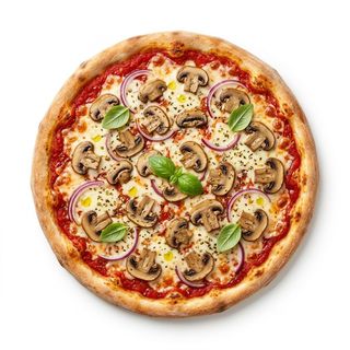 Pizza De Champiñones