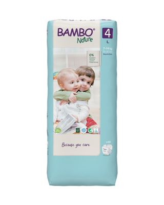 Couches Bambo Nature Taille 4 (7-14kg) 48 unités