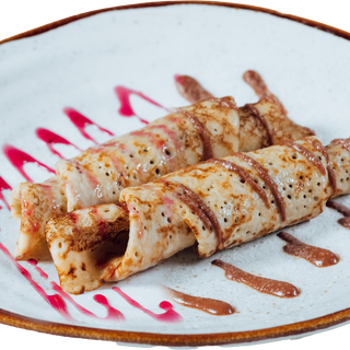 Clatite cu dulceata de visine sau afine 