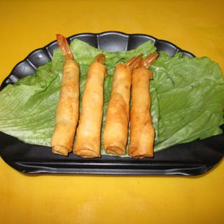 112C-Rollito De Langostino En Pastafilo (4 Pzs.)