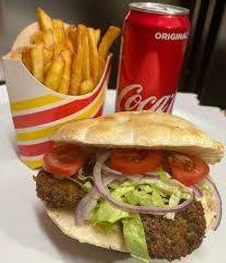 Combo panino falafel