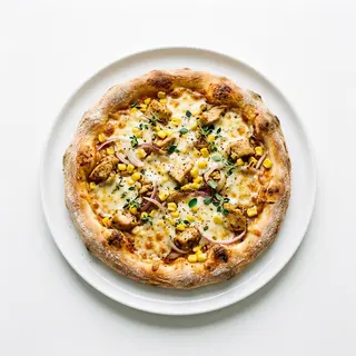 Pizza De Pollo Con Maíz Y Cebolla (33 Cm.)